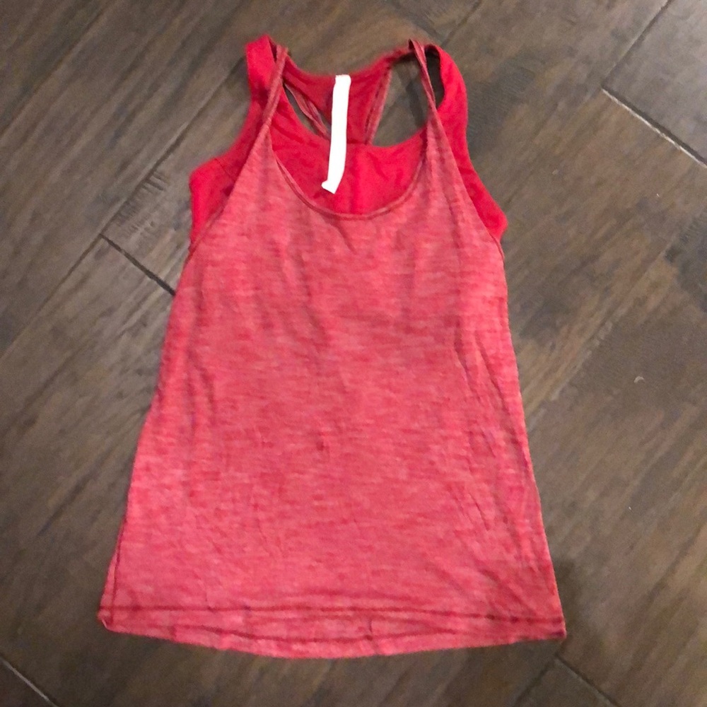 Lululemon tank top with built in bra
